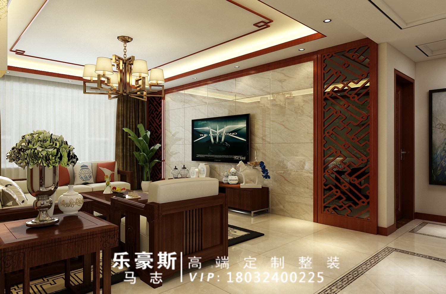 传统与现代交融之美，最新福字迎门墙实景图展示